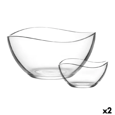 Salad Bowl LAV 1226 Crystal 310 ml 1,88 L Salad Bowl 7 Pieces (2 Units) by LAV, Bowls and large cups - Ref: S2227731, Price: ...