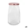 Bocal en Verre Transparent Inde Tasty Avec couvercle 1,05 L (12 Unités) de Inde, Stockage des aliments - Réf : S2227739, Prix...