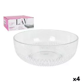 Ensaladera LAV CP112-1 Transparente Cristal 23 x 23 x 10 cm (4 Unidades) (2600 cc) (ø 23 x 9,4 cm) de LAV, Cuencos y tazones ...