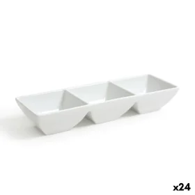 Tablett für Snacks Jimena 27 x 9,3 x 4,7 cm (24 Stück) von BigBuy Cooking, Teller und Schüsseln - Ref: S2227762, Preis: 64,90...