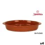 Recipiente de Cozinha Azofra Barro cozido Oval 44 x 26 x 7 cm (4 Unidades) de Azofra, Pratos e fontes - Ref: S2227816, Preço:...