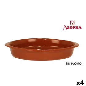 Serving Platter Azofra Baked clay Oval 44 x 26 x 7 cm (4 Units) by Azofra, Plates and dishes - Ref: S2227816, Price: 39,74 €,...