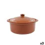 Saucepan Azofra With lid Baked clay 24,5 x 23 x 16,7 cm (3 Units) by Azofra, Terrines - Ref: S2227820, Price: 29,11 €, Discou...