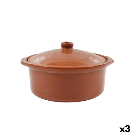 Casserole Azofra Avec couvercle Faïence 24,5 x 23 x 16,7 cm (3 Unités) de Azofra, Terrines - Réf : S2227820, Prix : 28,65 €, ...