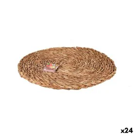 Table Mat Privilege Brown Ø 35 cm wicker (24 Units) by Privilege, Place Mats - Ref: S2227855, Price: 55,07 €, Discount: %