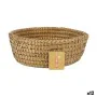 Multi-purpose basket Privilege Korne Brown 27 x 27 x 9 cm wicker Circular (12 Units) by Privilege, Shelves and supports - Ref...