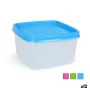 Square Lunch Box with Lid 500 ml Squared 12 x 12 x 7 cm (12 Units) by BigBuy Cooking, Food storage - Ref: S2227900, Price: 7,...