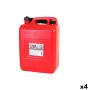 Réservoir de carburant avec entonnoir Continental Self Rouge 10 L (4 Unités) de Continental, Équipement de manutention des fû...