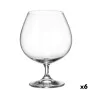 Set di Bicchieri Bohemia Crystal Clara Cognac 690 ml 6 Unità 4 Unità 7,5 x 12 x 16 cm di Bohemia Crystal, Snifter - Rif: S222...