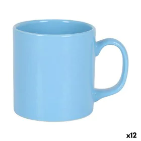 Taza Azul 300 ml Cerámica (12 Unidades) de BigBuy Home, Tazas - Ref: S2227996, Precio: 19,25 €, Descuento: %