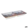 Vassoio per aperitivi La Mediterránea Boreal 2 Compartimenti 25 x 11 x 3 cm (24 Unità) di La Mediterránea, Piatti e teglie - ...