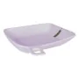 Assiette creuse La Mediterránea Yummy Blanc Carré 22,5 x 19,5 cm (12 Unités) (23 cm) de La Mediterránea, Plats et plateaux - ...