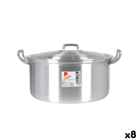 Cacerola Con Tapa Aluminio 31,3 x 26,5 x 13,5 cm (8 Unidades) de BigBuy Cooking, Cacerolas - Ref: S2228153, Precio: 81,99 €, ...