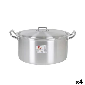 Cacerola Con Tapa Aluminio 35 x 29 x 17 cm (4 Unidades) de BigBuy Cooking, Cacerolas - Ref: S2228155, Precio: 57,95 €, Descue...