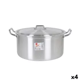 Topf mit Deckel Aluminium 35 x 29 x 17 cm (4 Stück) von BigBuy Cooking, Simmertöpfe - Ref: S2228155, Preis: 57,95 €, Rabatt: %