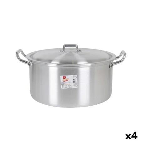 Casserole with lid Aluminium 35 x 29 x 17 cm (4 Units) by BigBuy Cooking, Casserole pans - Ref: S2228155, Price: 57,95 €, Dis...