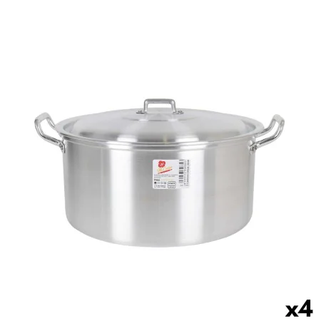 Cacerola Con Tapa Aluminio 38,5 x 33 x 18,5 cm (4 Unidades) de BigBuy Cooking, Cacerolas - Ref: S2228156, Precio: 67,66 €, De...