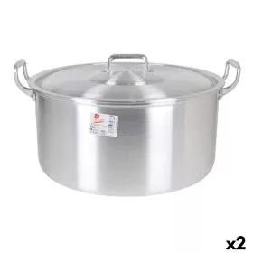 Casserole avec Couvercle Aluminium 45 x 39 x 22 cm (2 Unités) de BigBuy Cooking, Faitouts - Réf : S2228160, Prix : 72,90 €, R...