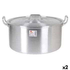 Casserole avec Couvercle Aluminium 49 x 41 x 24 cm (2 Unités) de BigBuy Cooking, Faitouts - Réf : S2228161, Prix : 75,50 €, R...