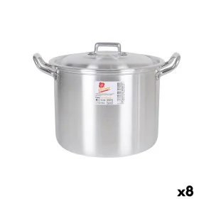 Pentola con Coperchio Alluminio 27 x 22 x 20 cm (8 Unità) di BigBuy Cooking, Pentole universali - Rif: S2228162, Prezzo: 73,7...