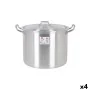 Casserole with Lid Aluminium 33 x 28 x 24 cm (4 Units) by BigBuy Cooking, Stockpots - Ref: S2228165, Price: 67,13 €, Discount: %