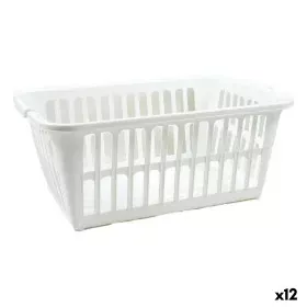 Cesto per i Panni Sporchi Tontarelli Classic Bianco 35 L 58 x 41 x 24 cm (12 Unità) di Tontarelli, Ceste per la biancheria - ...