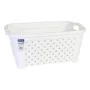 Cesto para la Ropa Tontarelli 8065405/112 35 L Blanco Rectangular 58 x 38 x 26 cm (6 Unidades) de Tontarelli, Cestos para la ...