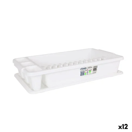 Scolapiatti da Lavandino Tontarelli Scola Plastica Bianco 45 x 26 x 8,5 cm (12 Unità) di Tontarelli, Scolapasta - Rif: S22282...