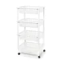 Carrello per Verdure Tontarelli Mito 4 Plastica Bianco 40 x 29 x 62 cm (12 Unità) di Tontarelli, Ripiani e supporti - Rif: S2...