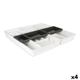 Range-couverts Tontarelli Bella Blanc 7 Pièces 49,5 x 49,2 x 6,7 cm (4 Unités) de Tontarelli, Étagères et supports - Réf : S2...