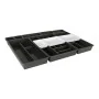 Organizador de Talheres Tontarelli Bella Preto 10 Peças 70 x 49,2 x 6,7 cm (4 Unidades) de Tontarelli, Prateleiras e estantes...