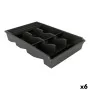 Range-couverts Tontarelli Bella plus Noir 43,6 x 28,7 x 7,13 cm (6 Unités) de Tontarelli, Étagères et supports - Réf : S22282...