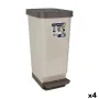 Pedal bin Tontarelli Moda Brown (4 Units) by Tontarelli, Wastebaskets - Ref: S2228291, Price: 80,88 €, Discount: %