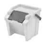 Poubelle recyclage Tontarelli Moda Empilable 28 L Blanc (6 Unités) de Tontarelli, Ordures et recyclage - Réf : S2228297, Prix...