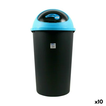 Rubbish Bin Tontarelli Big hoop Blue Black 50 L 39 x 39 x 72 cm (10 Units) by Tontarelli, Waste and recycling - Ref: S2228316...