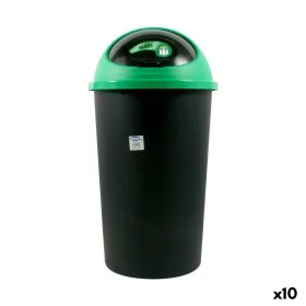 Cubo para la Basura Tontarelli Big hoop Negro Verde 50 L 39 x 39 x 72 cm (10 Unidades) de Tontarelli, Basura y reciclaje - Re...