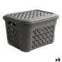 Laundry Basket Arianna Tontarelli 2112312 (43,5 x 33,5 x 26 cm) 23,6 L (6 Units) by Tontarelli, Lidded Storage Bins - Ref: S2...