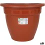 Pot Dem Squares Ronde Marron 35 x 35 x 28,5 cm (6 Unités) de Dem, Pots de fleurs - Réf : S2228445, Prix : 13,07 €, Remise : %