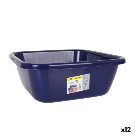 Bacia Dem Eco Azul Quadrado 15 L 38 x 38 x 15 cm (12 Unidades) de Dem, Cestos para fornos rebatíveis - Ref: S2228507, Preço: ...