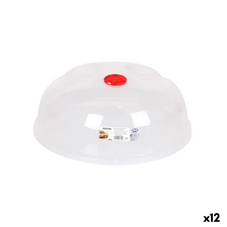 Couvercle de four à micro-ondes avec valve Dem Montera Transparent Plastique 26 x 26 x 12 cm (12 Unités) de Dem, Cloches alim...