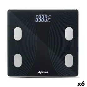 Bluetooth Digital Scale Aprilla 26 x 26 x 2 cm (6 Units) by Aprilla, Scales - Ref: S2228619, Price: 49,23 €, Discount: %