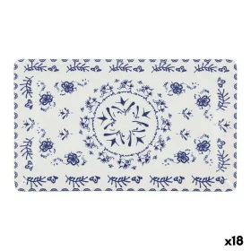 Serving Platter La Mediterránea Blur Rectangular 25 x 15 x 2 cm (18 Units) by La Mediterránea, Plates and dishes - Ref: S2228...