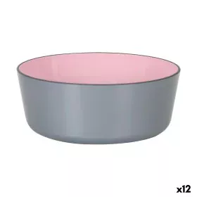 Bol Inde Mélamine Rose/Gris (12 Unités) de Inde, Bols et tasses - Réf : S2228960, Prix : 23,91 €, Remise : %