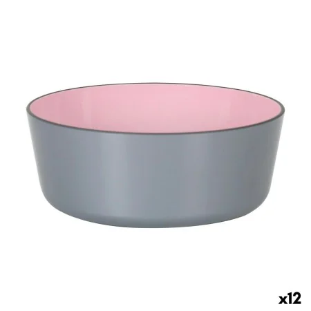 Bowl Inde Melamin Pink/Grey (12 Units) by Inde, Bowls and large cups - Ref: S2228960, Price: 23,52 €, Discount: %