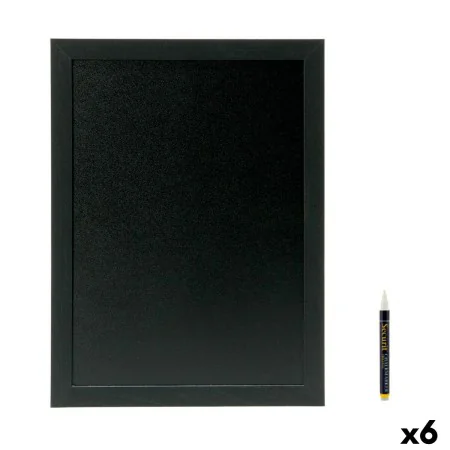 Ardósia Securit Woody Teca De parede Preto 40 x 20 cm de Securit, Letreiros - Ref: S2229035, Preço: 74,49 €, Desconto: %