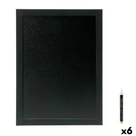 Ardoise Securit Woody Teck Mural Noir 40 x 30 cm de Securit, Panneaux signalétiques - Réf : S2229036, Prix : 98,30 €, Remise : %