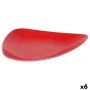 Plato Llano Inde Rojo 31 x 25 x 4 cm (6 Unidades) de Inde, Platos y fuentes - Ref: S2229045, Precio: 27,56 €, Descuento: %