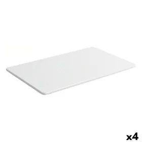 Tablett für Snacks Viejo Valle Bayahibe Melamine Weiß 26,5 x 16,2 x 0,5 cm (4 Stück) von Viejo Valle, Teller und Schüsseln - ...