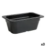 Recipiente de Cozinha Inde Preto 26,5 x 16,2 x 10 cm (3 Unidades) de Inde, Pratos e fontes - Ref: S2229074, Preço: 20,69 €, D...