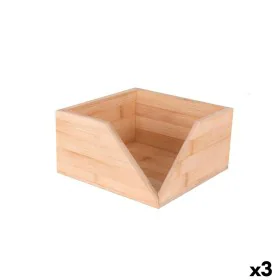 Portatovagliolo Viejo Valle Bambù 18,5 x 18,5 x 10 cm (3 Unità) di Viejo Valle, Ripiani e supporti - Rif: S2229191, Prezzo: 1...